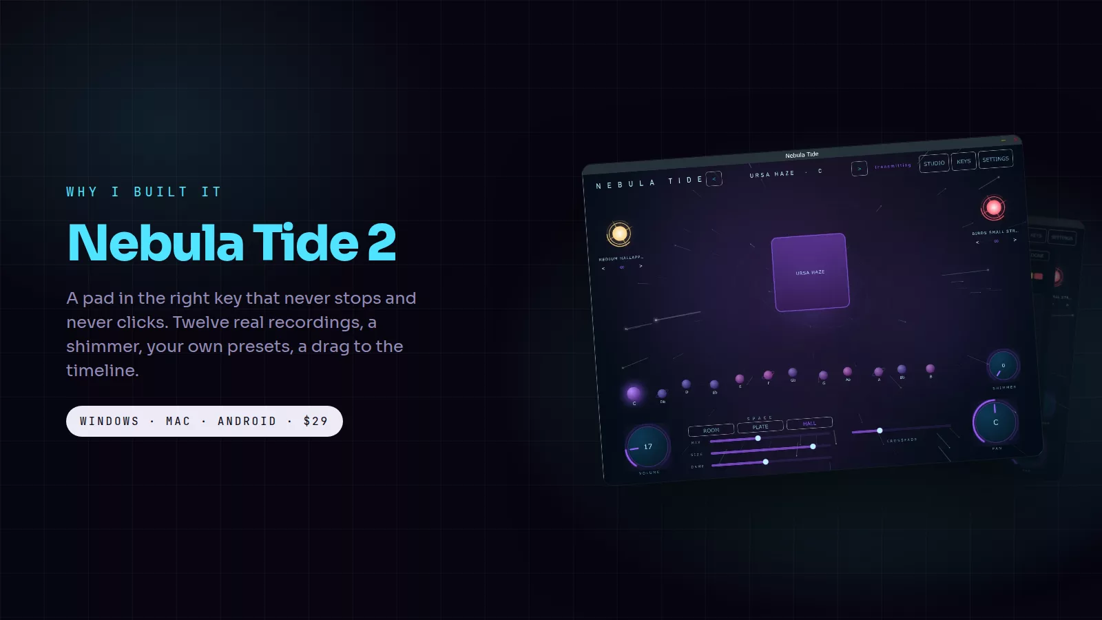 Nebula Tide 2 on the stage page