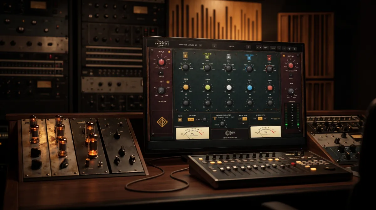 AMB Analog in a warm analog studio